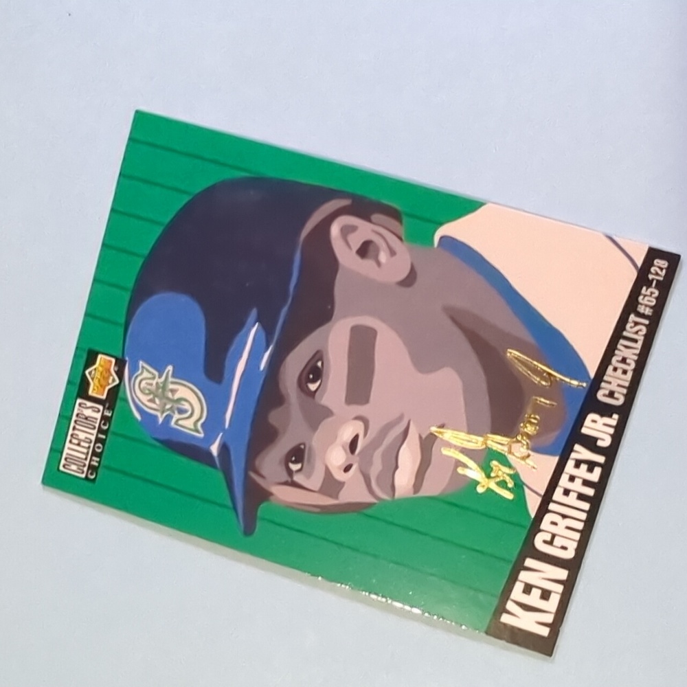 1994 Upper Deck Gold Signature Collector's Choice Checklist #317 Ken Griffey Jr